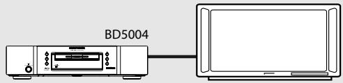 MARANTZ BD5004/N1SG - Lecture avec connexion directe à une télévision - 1