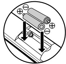 MARANTZ BD5004/N1SG - Chargement des Piles - 2