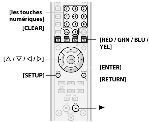 MARANTZ BD5004/N1SG - Fonction de Configuration - 1