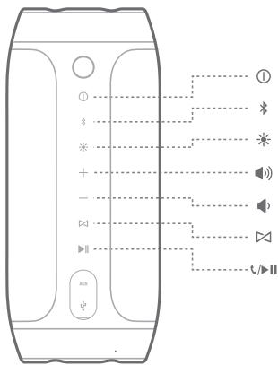 JBL PULSE 2 NOIR - Buttons - 1