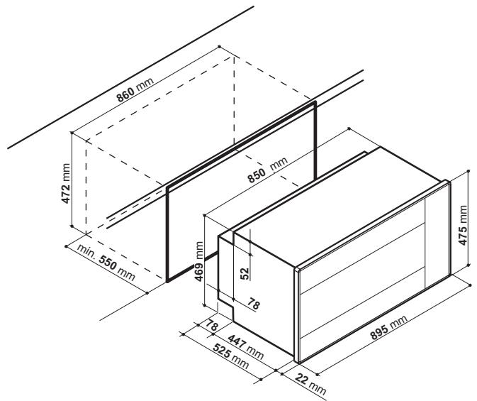 HOTPOINT MH 99.1 IX/HA - Fixation - 2