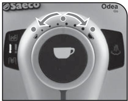 SAECO ODEA GO - QUANTITE DU CAFÉ EN TASSE - 1