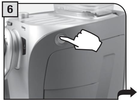 SAECO ODEA GO - MISE EN MARCHE DE LA MACHINE - 6