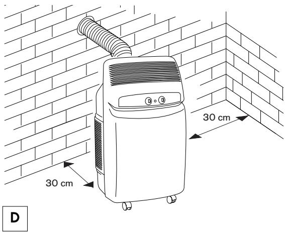DELONGHI PAC F 110R - Opérations préliminaires avant l'utilisation - 1