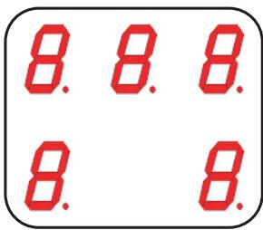 FALCON F900 DXE - Affichage des commandes de la table de cuisson - 1