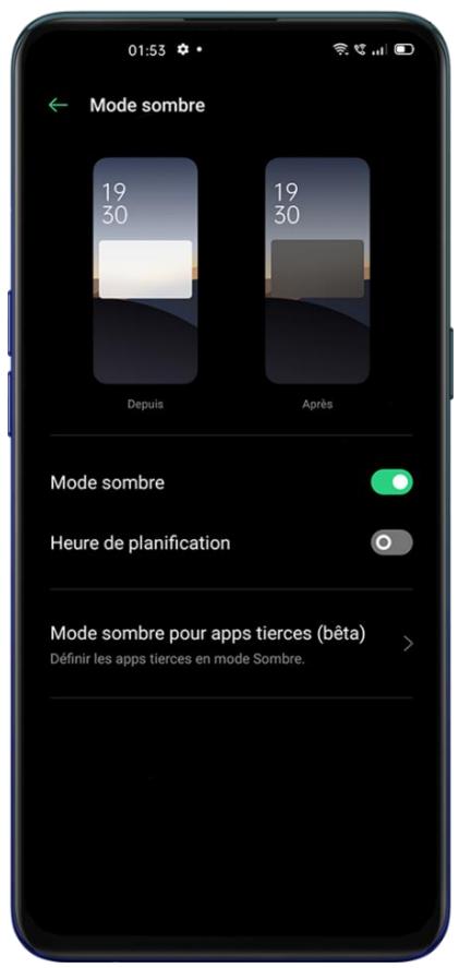 OPPO FIND X2 PRO 512GO - Régler la luminosité de l'écran automatiquement - 2