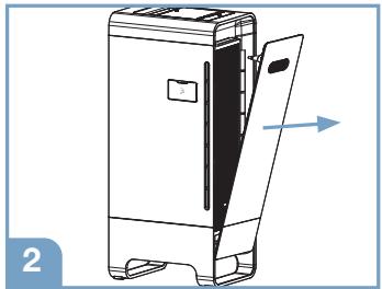 DARRY BRAUN BFD104BE2 - Remplacement du filtré de réduction des odeurs et des COV - 2