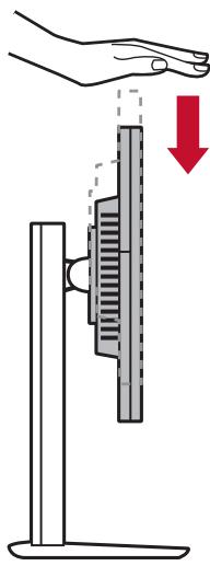 VIEWSONIC XG3220 - réglage de la hauteur du moniteur - 1