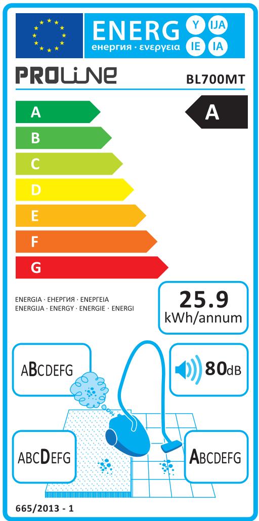 PROLINE BL700MT - SPECIFICATIONS - 1