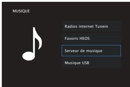 DENON MCR612/N1 - Lecture de fichiers stockés sur un ordinateur ou un stockage NAS - 1