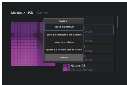 DENON MCR612/N1 - Parcourez la musique sur votre dispositif mémoire USB et sélectionnez une musique à dire. - 2
