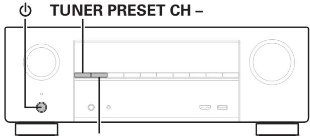 DENON MCR612/N1 - Réinitialisation des réglages d'usine - 1