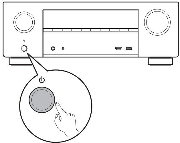 DENON MCR612/N1 - 6) Mettre en marche le récepteur - 1