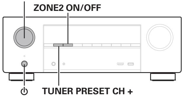 DENON MCR612/N1 - Réinitialisation des réglages du réseau - 1