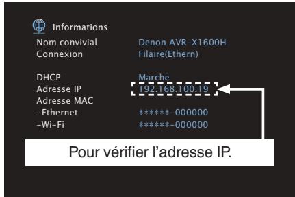 DENON MCR612/N1 - Contrôle de l'appareil à partir d'un contrôle Web - 1