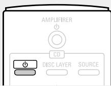 DENON DCD2020AESPE2c - Appuyez sur CD pourmettre l'appareil sous tension. - 1