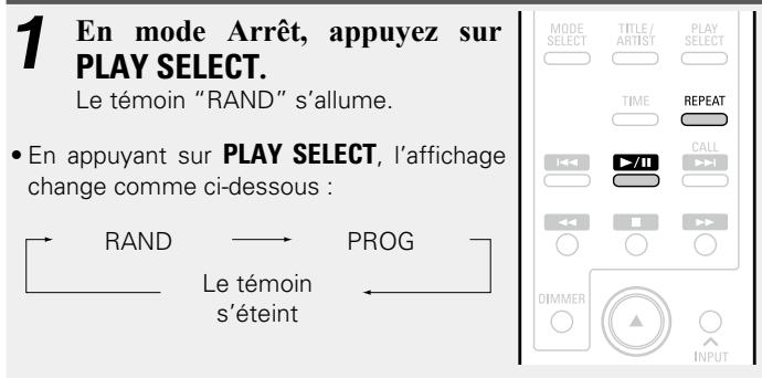 DENON DCD2020AESPE2c - Lecture aléatoire (Aléatoire) - 1