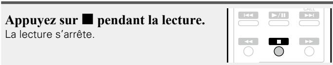 DENON DCD2020AESPE2c - Pour arrêter la lecture - 1