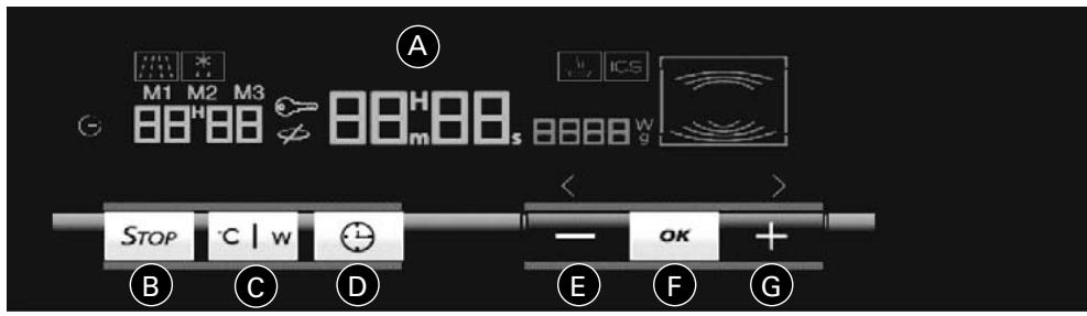 DE DIETRICH DME 885 BB - -LE BANDEAU DE COMMANDE - 1
