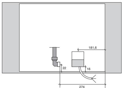 KITCHENAID KHGH9010INOX - Dimensions et distances à observer - 2
