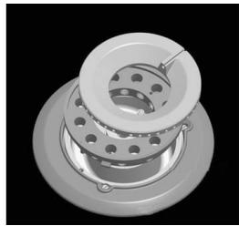 KITCHENAID KHGH9010INOX - Montage du brûleur WOK - 6