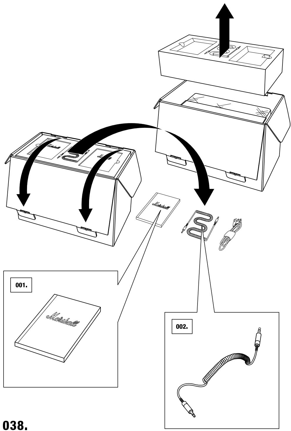 MARSHALL RiLBURN CREAM - CONTENU DE L'EMBALLAGE - 1