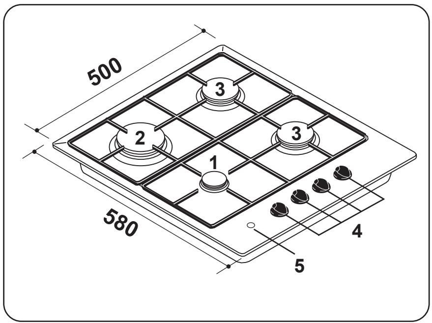 FAURE CPG 103 N - Possibilities d'encastrement - 1