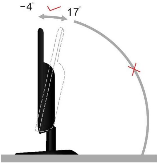 AOC E950SW - Réglage de l'angle de visualization - 1