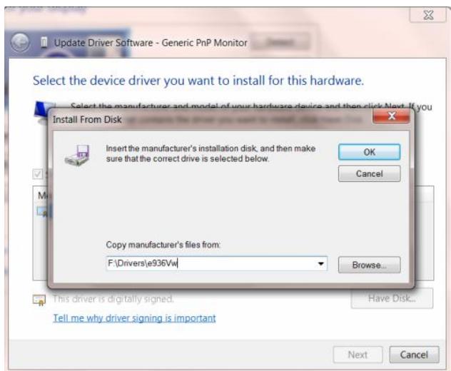 AOC E950SW - Windows 7 - 9