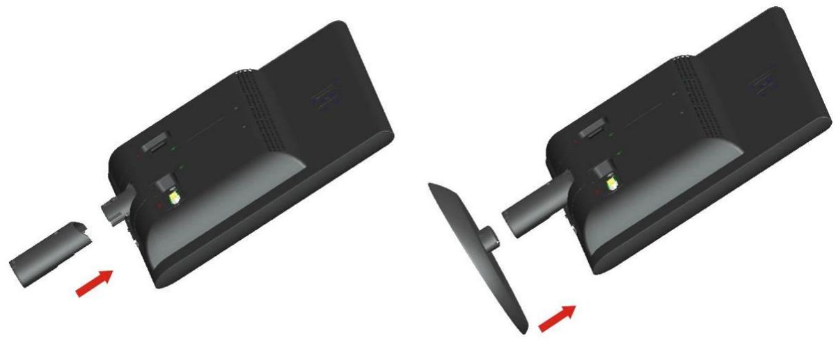 AOC E950SW - Installation du socle et de la base - 1