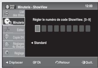 SAMSUNG DVD-SR275 - Suivez les instructions suivantes pour supprimer un titre de la liste des enregistements programmés. - 2