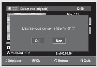 SAMSUNG DVD-SR275 - Éléments de l'écran Effacer A-B - 8