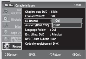 SAMSUNG DVD-SR275 - Configuration des caractéristiques - 4