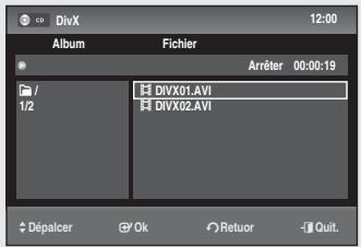 SAMSUNG DVD-SR275 - Lecture d'un disque MPEG4 - 2