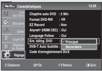 SAMSUNG DVD-SR275 - Utilisation d'Anynet+ (HDMI CEC) - 2