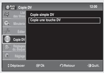 SAMSUNG DVD-SR275 - Copie DV simple - 1