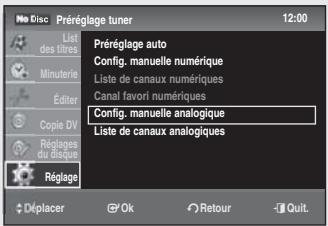 SAMSUNG DVD-SR275 - Prérglage automatique - 9