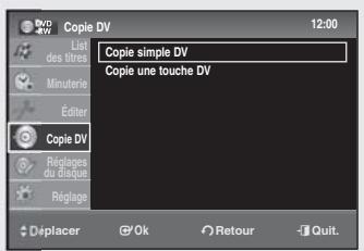 SAMSUNG DVD-SR275 - Copie DV - 1
