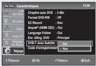 SAMSUNG DVD-SR275 - Utilisation d'Anynet+ (HDMI CEC) - 3