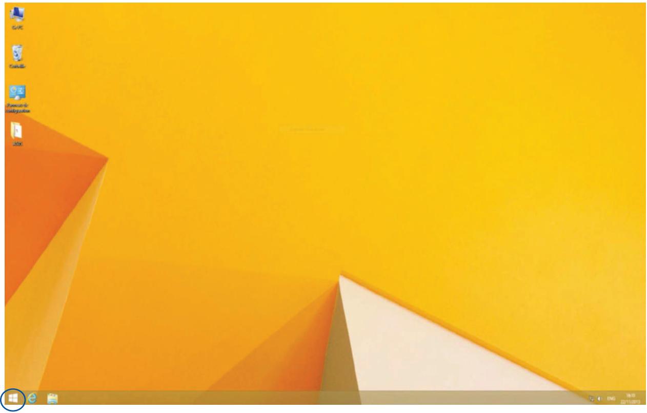 ASUS £1T2231iNK-BCO18X - Bouton Démarrer du Bureau - 1