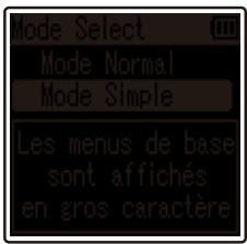 OLYMPUS VN-733+ME-52 - Appuyez sur la touche + / - pour modifier le mode. - 2