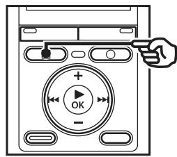 OLYMPUS VN-733+ME-52 - Appuyez sur la touche STOP (■) lorsque vous souhaitez arrêté l'enregistrement. - 1