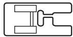 JANOME CHERRY 21 - Zig-zag triple pour tissus extensibles - 2