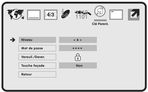 BRANDT DVD-430 - Programmation du mot de passer - 1
