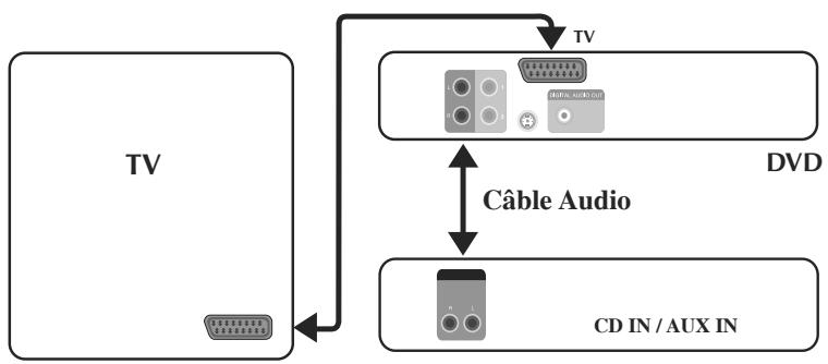 BRANDT DVD-430 - Connexion analogue : - 1