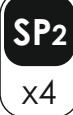 AVF FL602 - No Spacers Pas de Séparateur Sin espaciadores - 17
