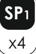 AVF FL602 - No Spacers Pas de Séparateur Sin espaciadores - 19