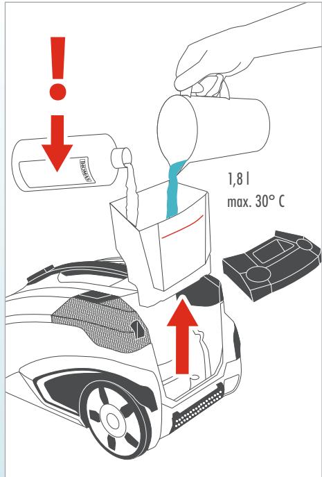 THOMAS MULTICLEAN X10 - Raccordez la conduite de vaporisation à l'appareil à l'aide du raccord rapide. - 4