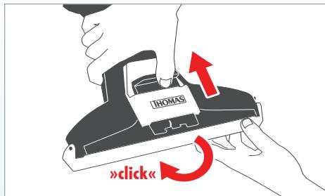 THOMAS MULTICLEAN X10 - Raccordez la conduite de vaporisation à l'appareil à l'aide du raccord rapide. - 5