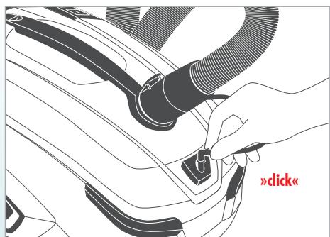 THOMAS MULTICLEAN X10 - Raccordez le tube télécopique et/ou le sucreur selectionné pour l'application souhaïée à la poignée du flexible d'aspiration. - 9